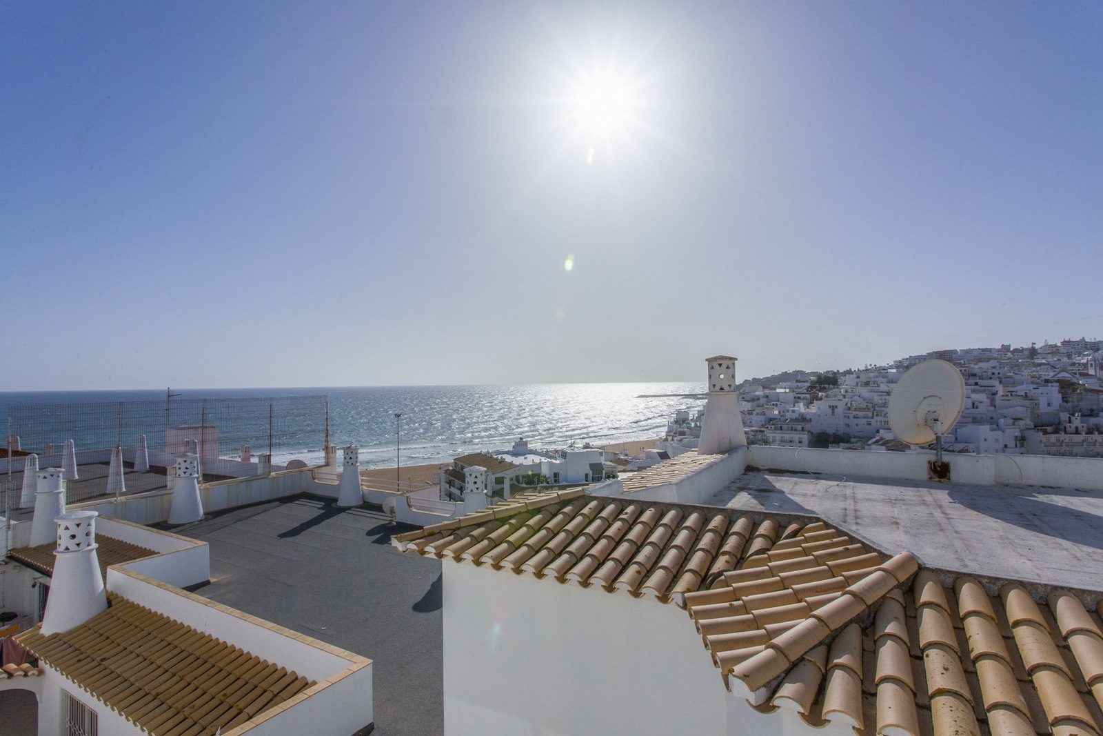 Sea view from the terrace, alternate view