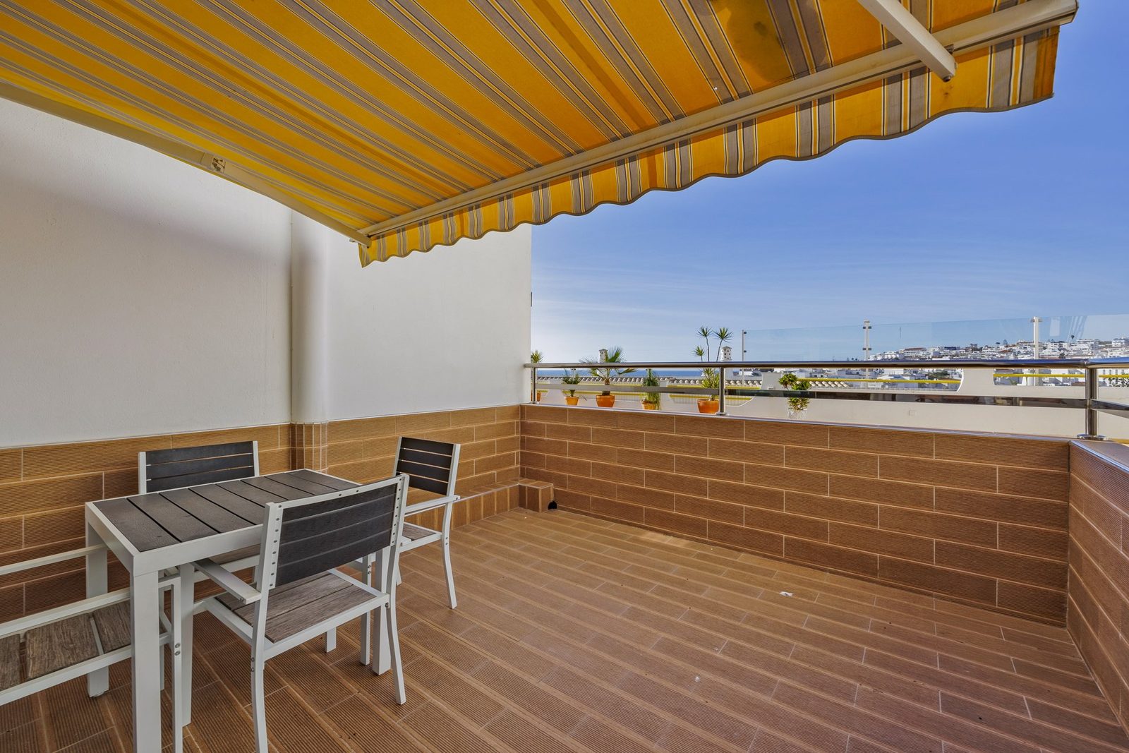 Terrace with dining table, alternate view