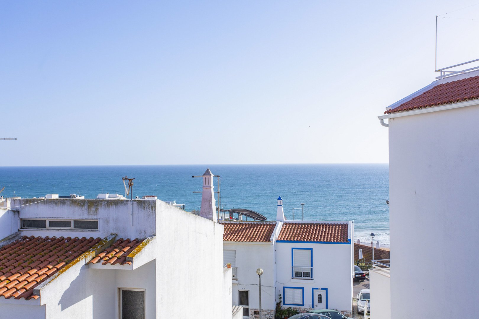Sea view from the balcony