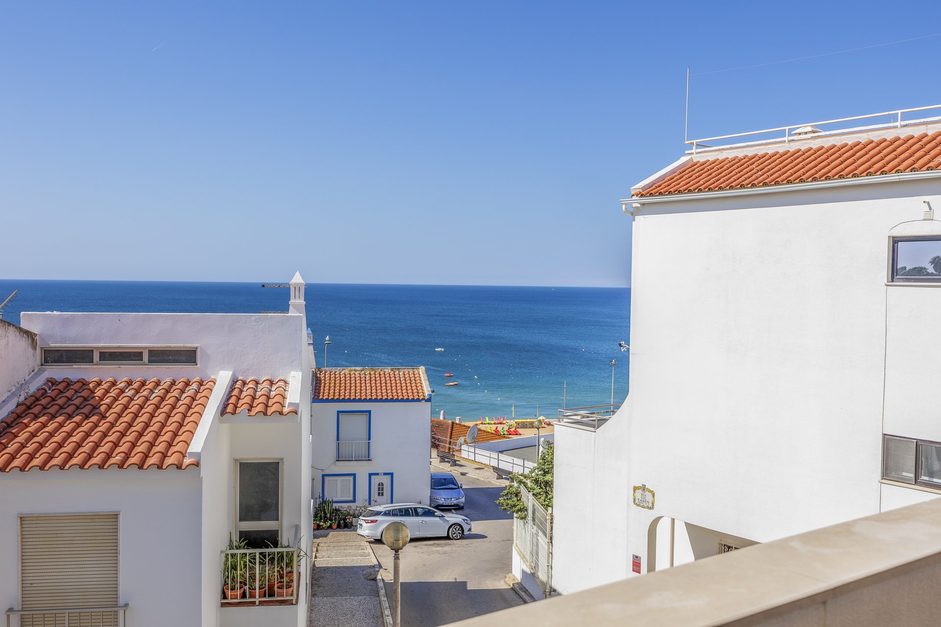Sea view from the balcony
