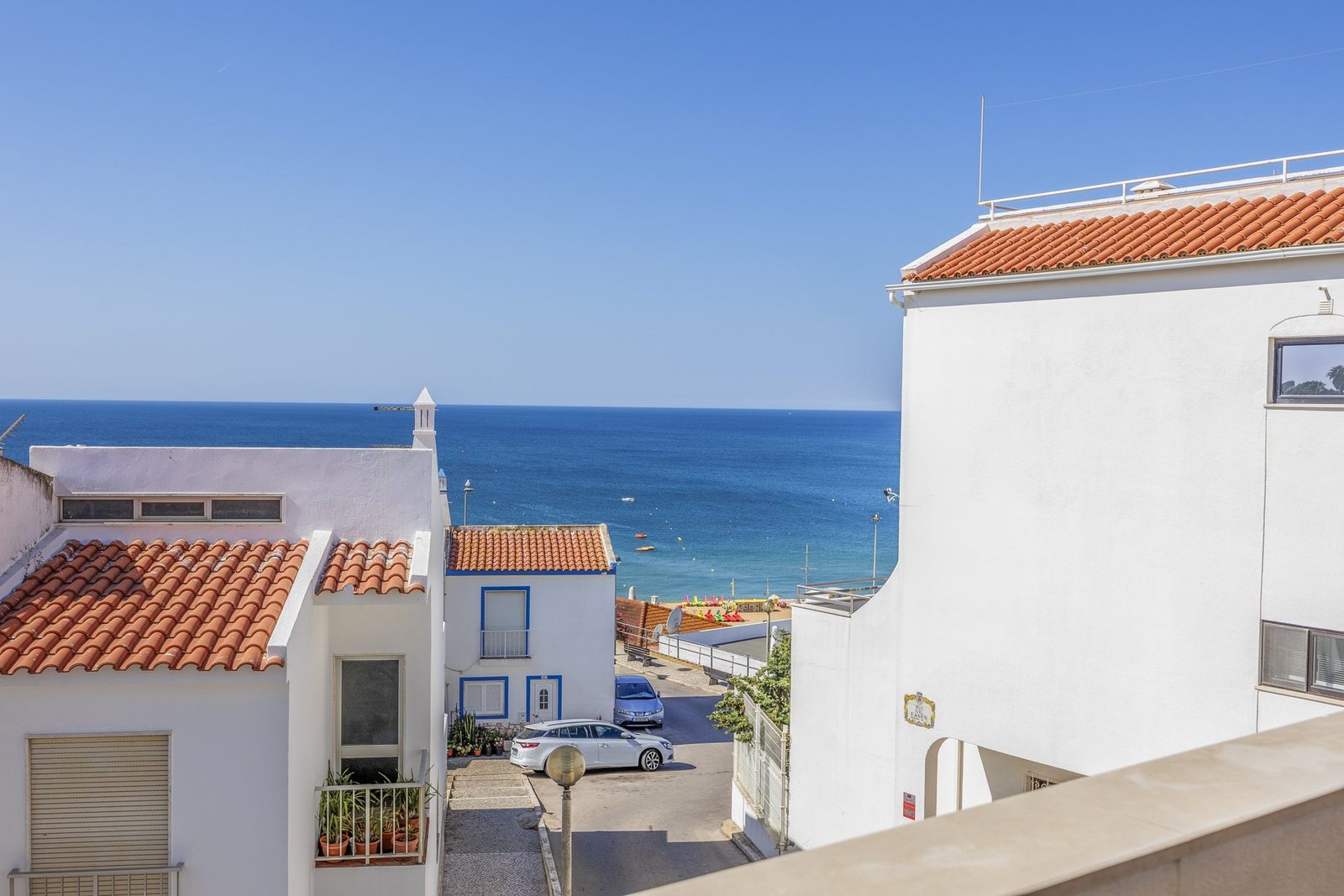 Sea view from the balcony